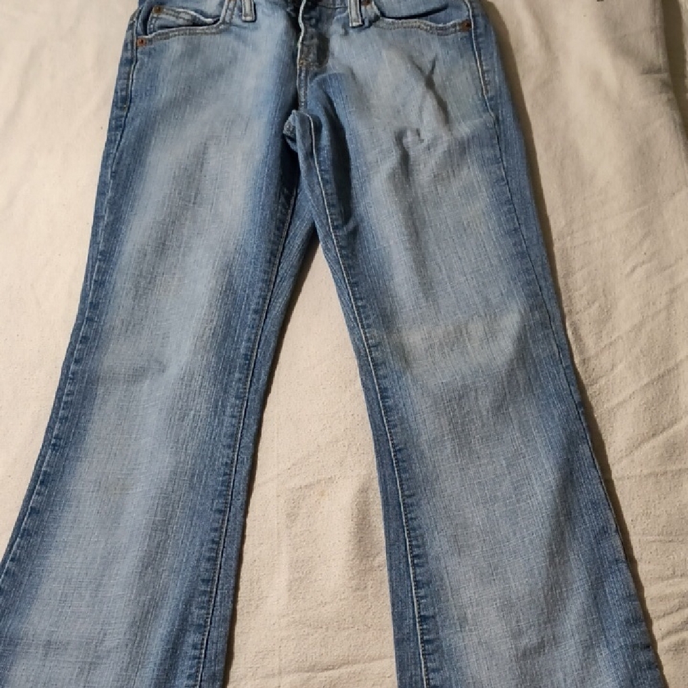 Stylish Light Blue Women's Straight Leg Jeans
